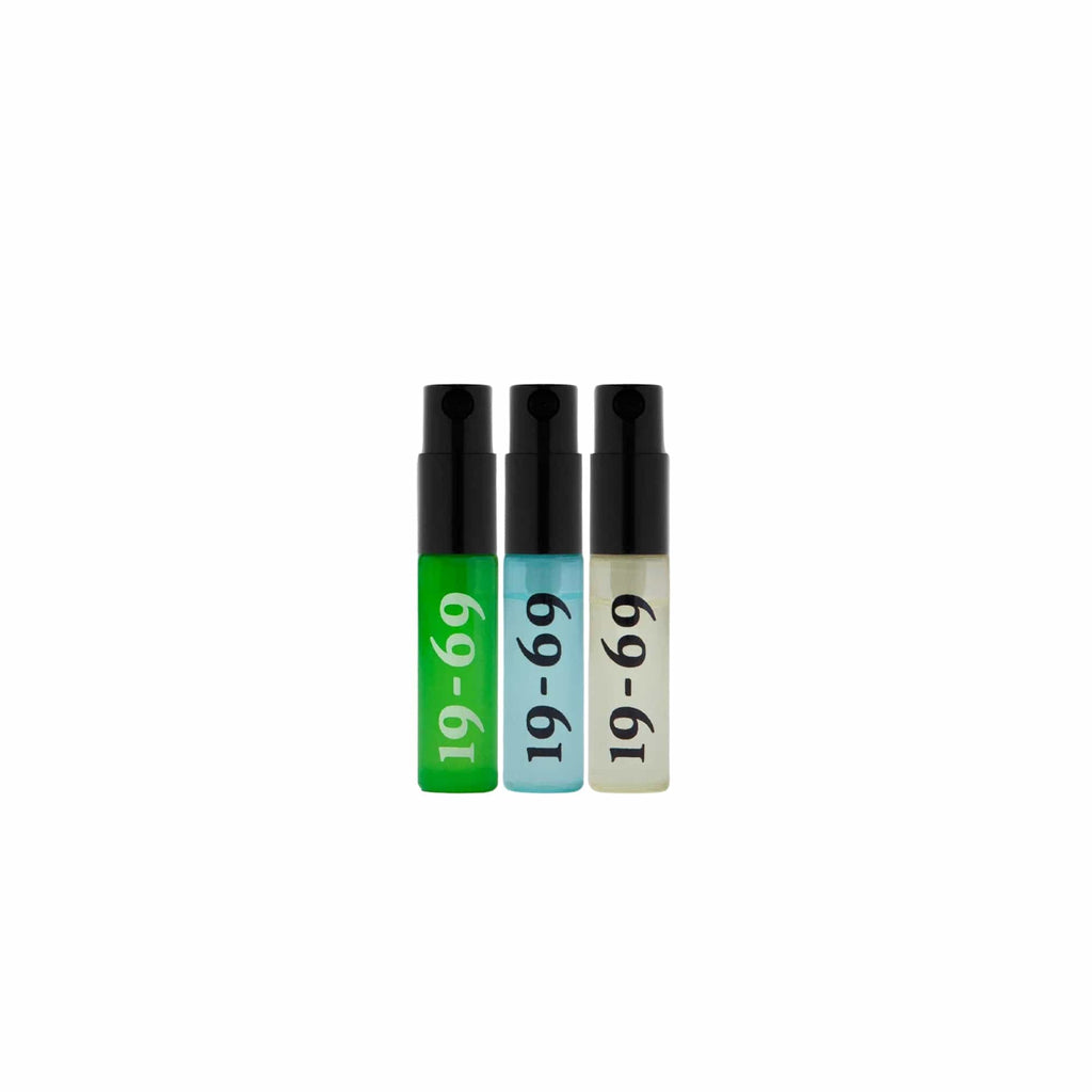19-69 Eau De Parfum Pocket Size 3 References - Miami Blue, Invisible Post + Chronic