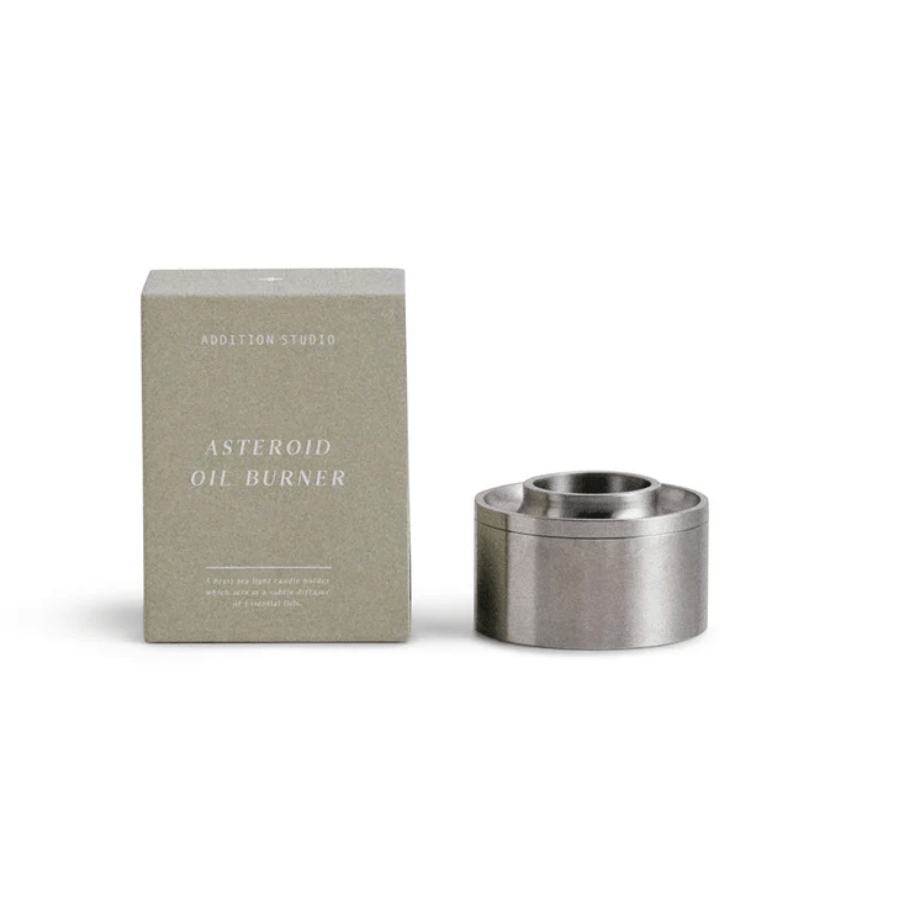Addition Studio Candle Asteroid Oil Burner - Stainless Steel