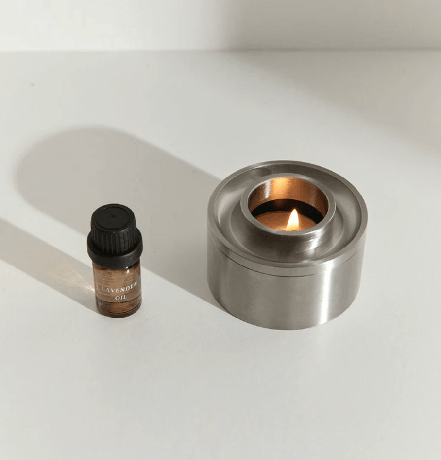 Addition Studio Candle Asteroid Oil Burner - Stainless Steel
