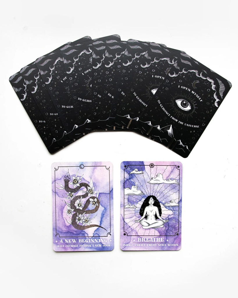 Dreamy Moons Affirmation Cards Cosmic Guidance Oracle Deck