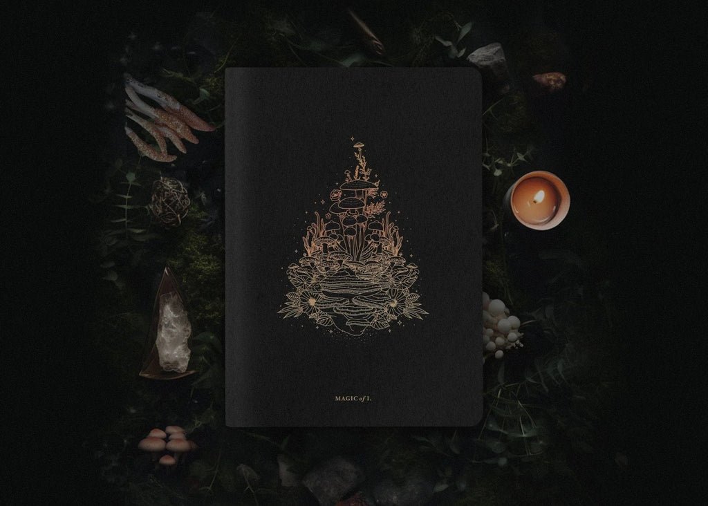 Magic Of I Journal A5 Astro-Mycology Notebook: Earthly Delights