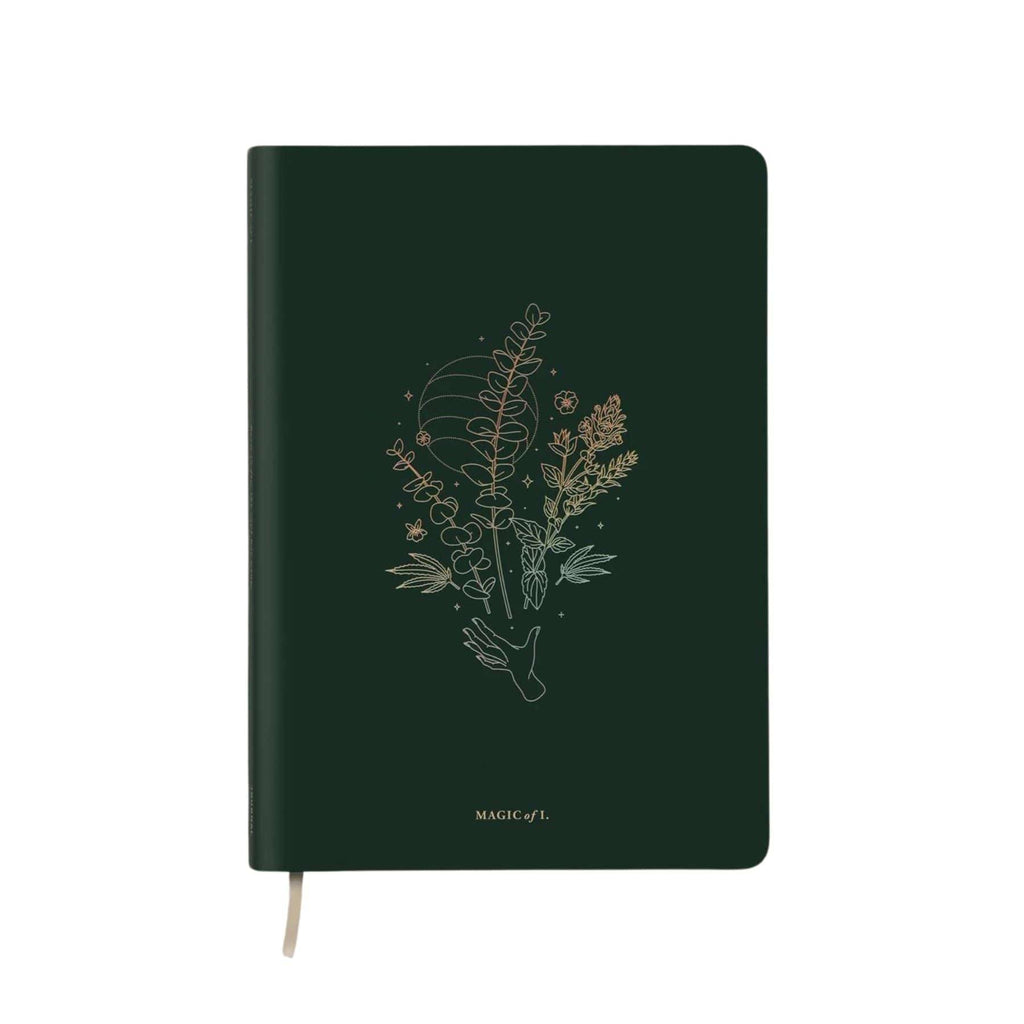 Magic Of I Journal Vegan Journal - Botanicals Deep Moss
