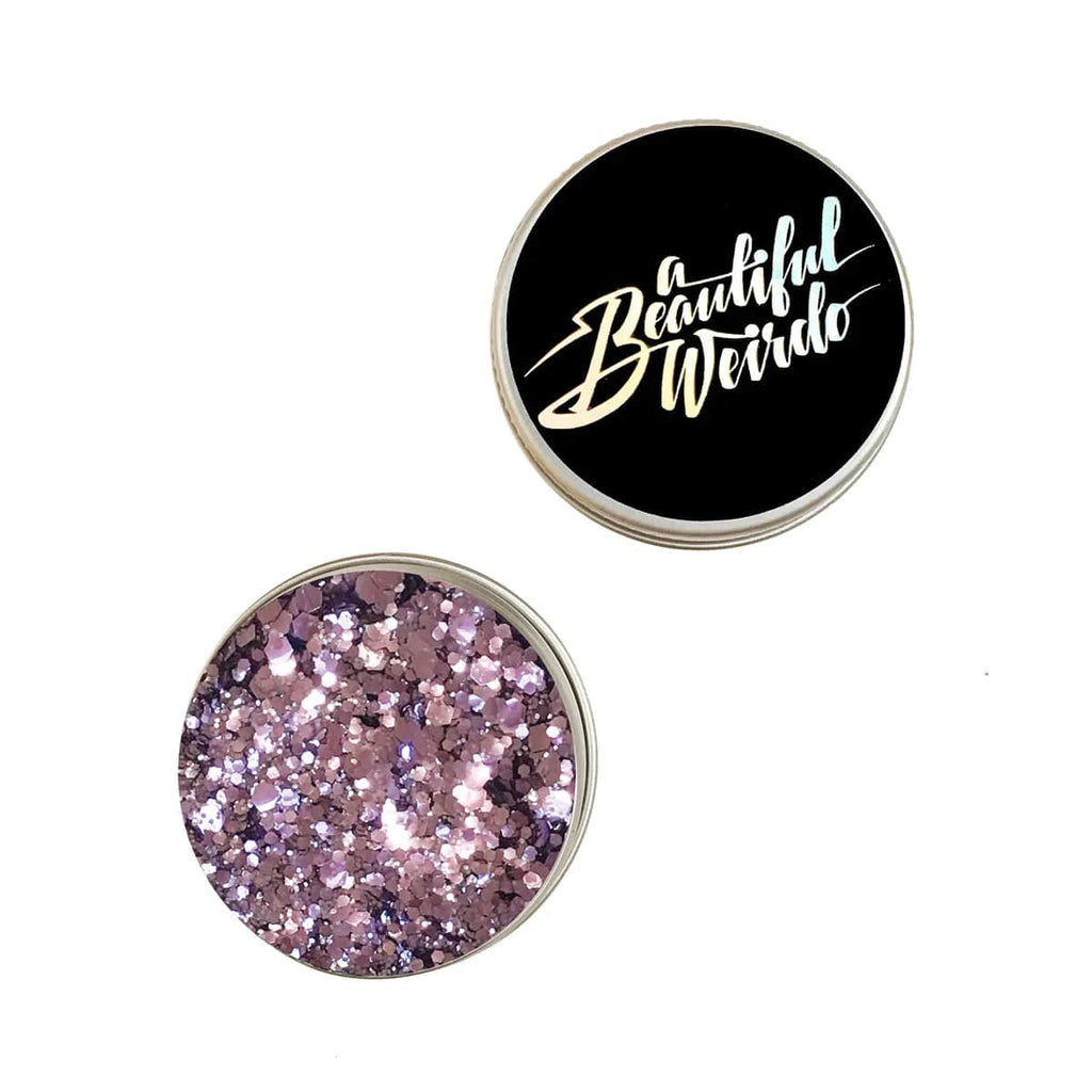 A Beautiful Weirdo Makeup Lilac Eco Glitter