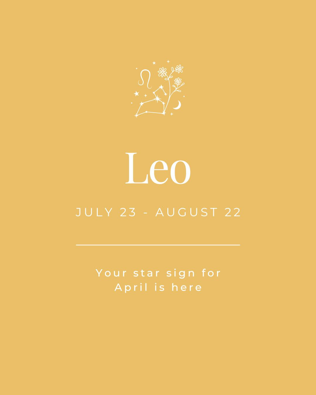 Leo April 2024