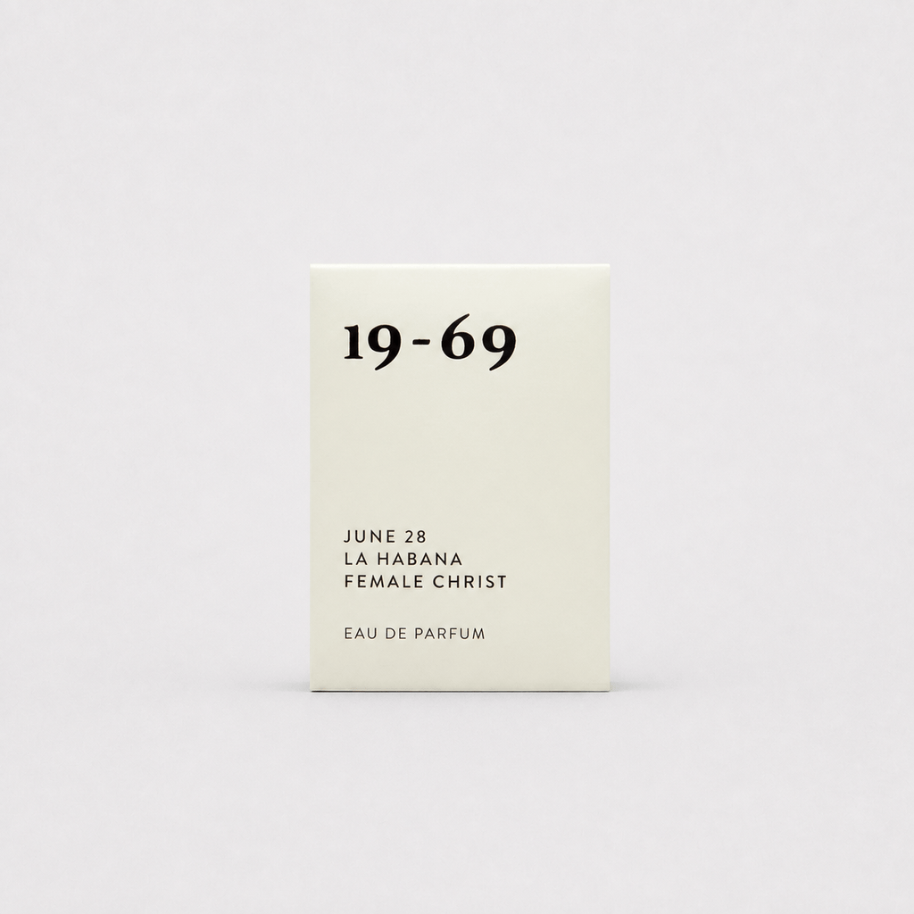 19-69 Eau De Parfum Pocket Size 3 References - June 28, Female Christ, La Habana