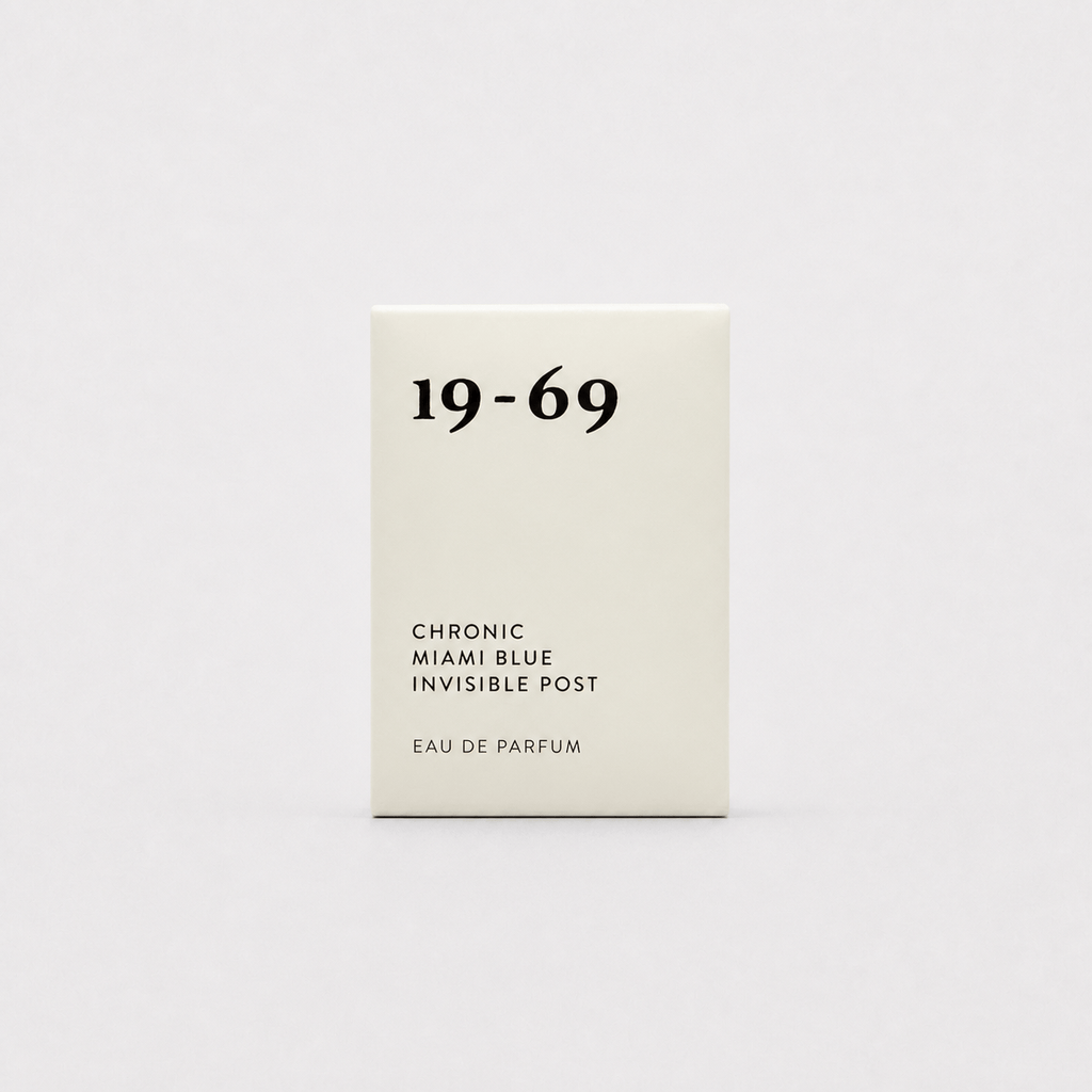 19-69 Eau De Parfum Pocket Size 3 References -  Miami Blue, Invisible Post + Chronic