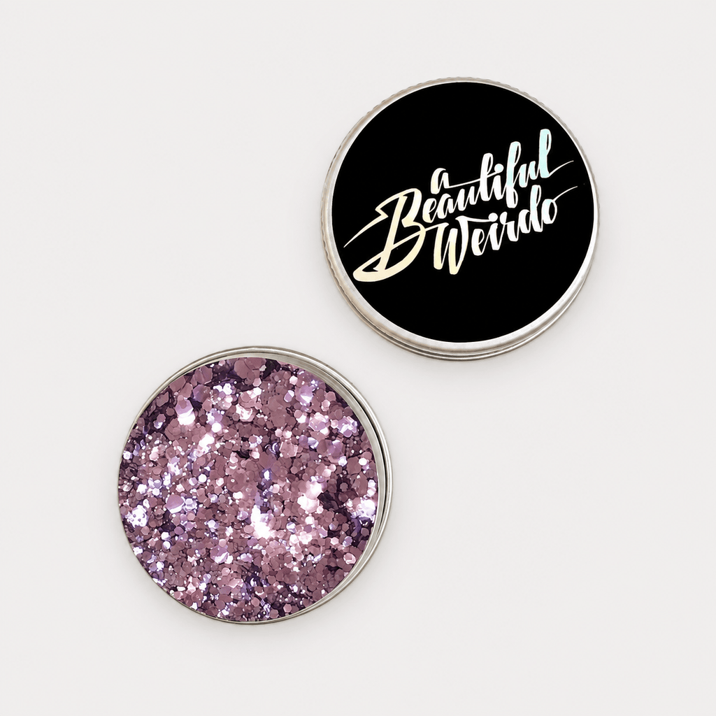 A Beautiful Weirdo Makeup Lilac Eco Glitter