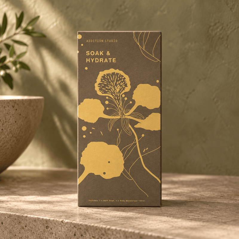 Addition Studio Bath Soak Soak and Hydrate Gift Set