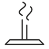 incense line icon
