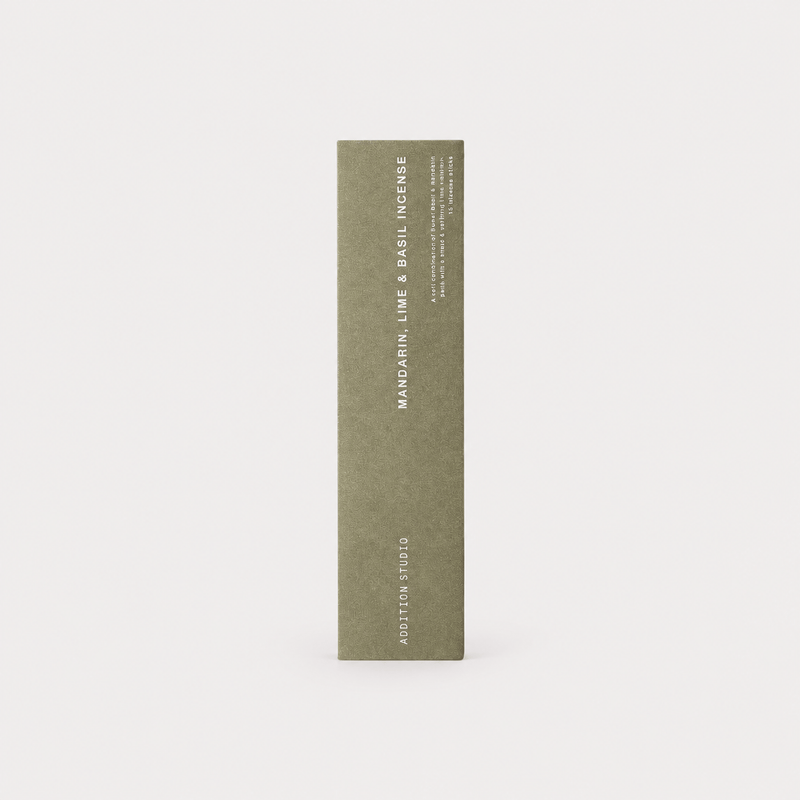 Addition Studio Incense Mandarin, Lime and Basil Incense