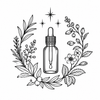 Botanical antioxidant defense icon