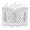 Collagen and texture renewal icon