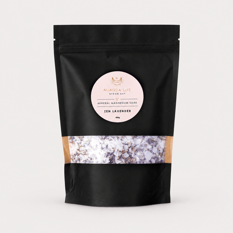 Ananda Life Bath Soak Zen Lavender Mineral Magnesium Soak