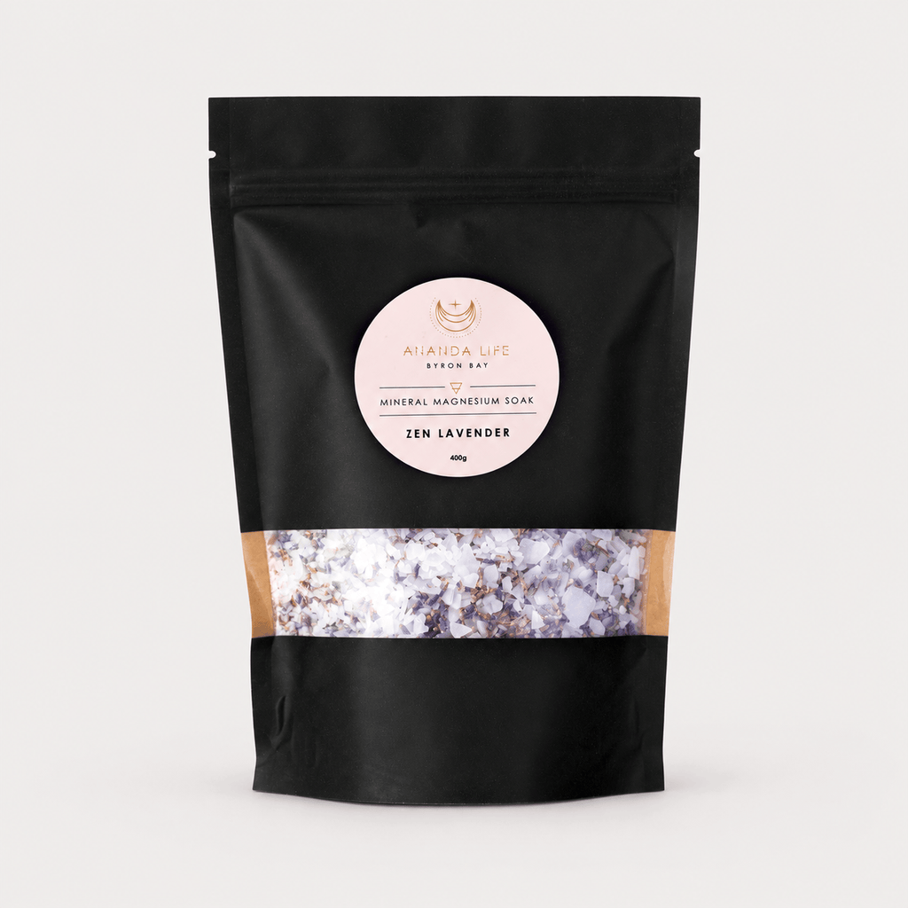 Ananda Life Bath Soak Zen Lavender Mineral Magnesium Soak