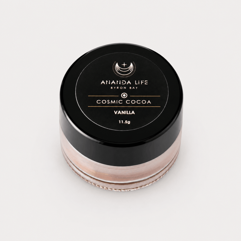 Ananda Life Skincare Lip Balm Pot - Cosmic Cocoa Vanilla Shimmer