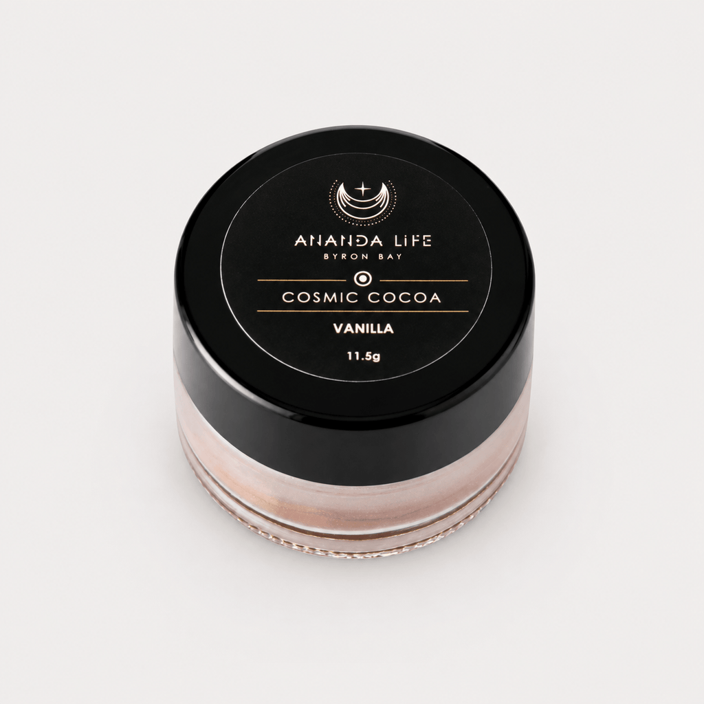 Ananda Life Skincare Lip Balm Pot - Cosmic Cocoa Vanilla Shimmer
