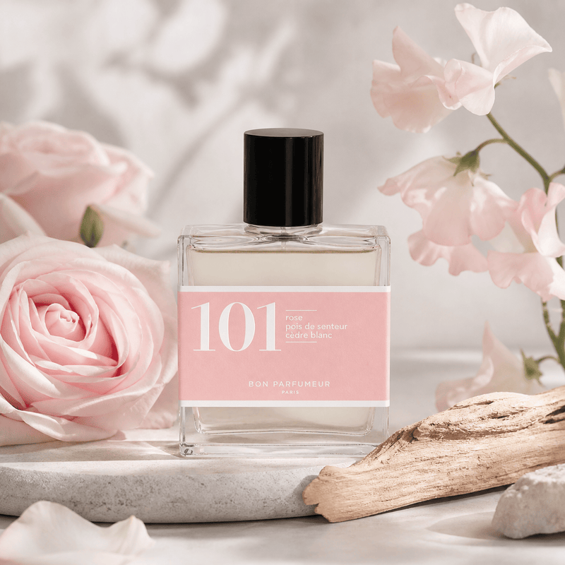 Bon Parfumeur 101 Eau de Parfum with rose, sweet pea and white cedar