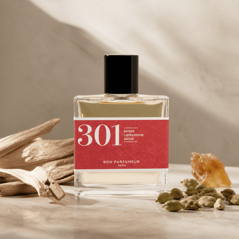 Bon Parfumeur 301 Eau de Parfum with amber, cardamom and sandalwood