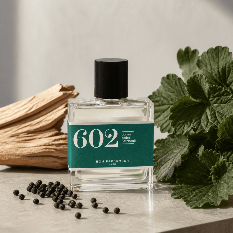 Bon Parfumeur 602 Eau de Parfum with pepper, cedar and patchouli styling