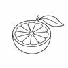 Grapefruit fragrance note icon