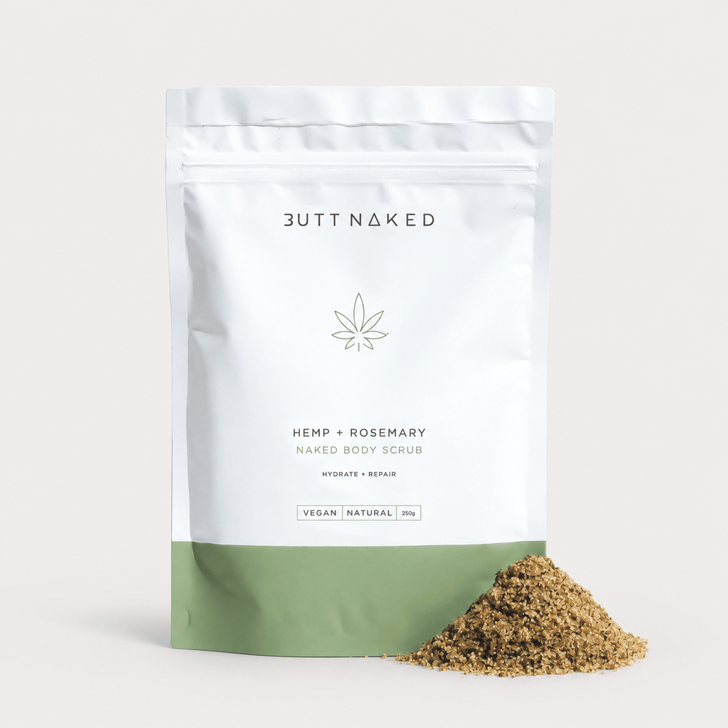 Butt Naked Exfoliant Hemp & Rosemary Body Scrub