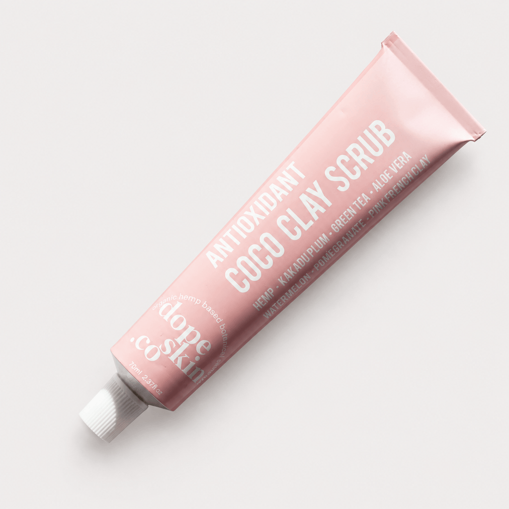 Dope Skin Co Skincare Antioxidant Coco Clay Scrub