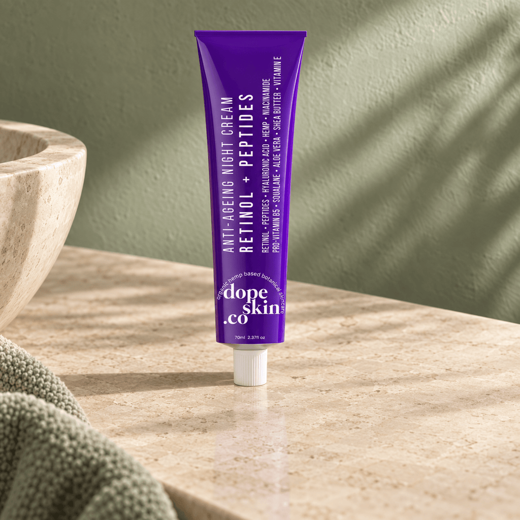 Dope Skin Co Skincare Retinol & Peptide Night Repair Cream