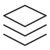 Dope Skin Co layers line icon