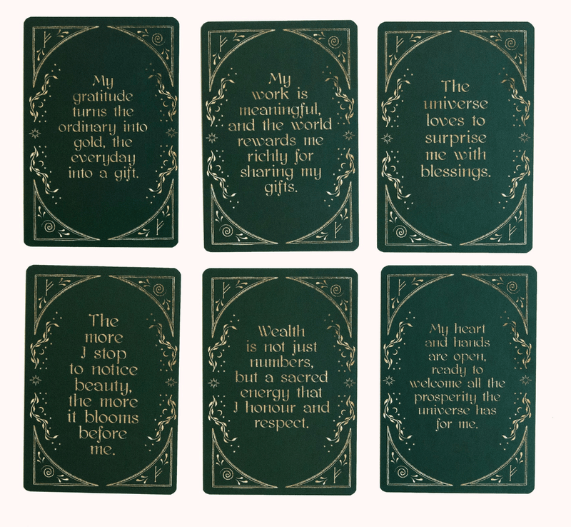 Dreamy Moons Affirmation Cards Abundance Affirmation Cards