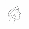 Gentle facial polish icon