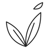 Biodegradable corn resin handle line icon