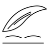 Breathable silken colour line icon