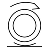 Recyclable compact line icon