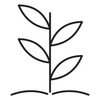 Silky rice powder line icon