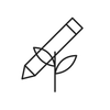 Line icon representing creamy Candelilla wax glide