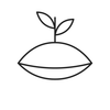 Line icon representing Moringa comfort for sensitive eyes