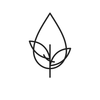 Castor oil brow care line icon