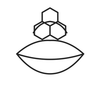 Deep honey lip colour icon