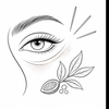 Brightening antioxidant care line icon