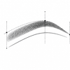 Eyebrow shaping map icon