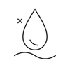 Water resistant brow hold line icon