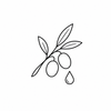 Olive oil nourishment icon