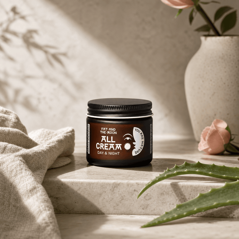 Fat and the Moon All Cream botanical skincare lifestyle