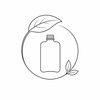 Lower waste hair care icon
