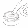Blendable cream highlighter icon
