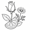 Botanical balance icon