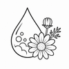 Gentle chamomile cleansing benefit icon