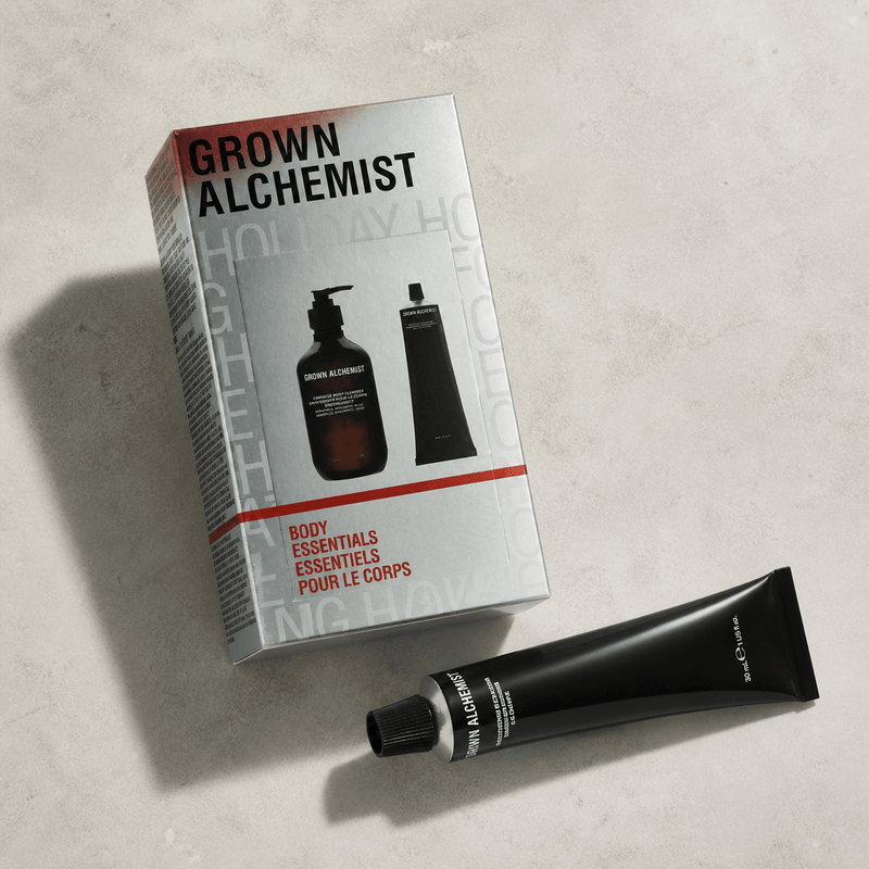 Grown Alchemist Restorative Body Cream with Body Essentials gift box