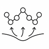 Firmer-looking skin line icon