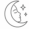 Overnight renewal line icon